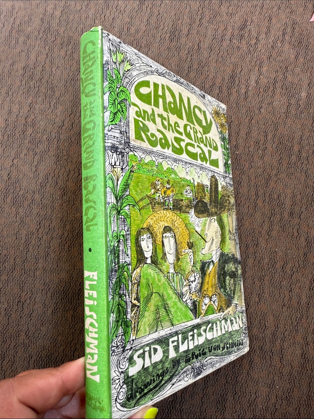 Sid Fleischman 'Chancy and the Grand Rascal' Green Hardcover Book